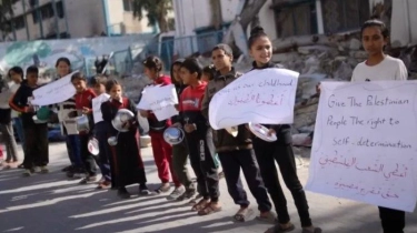 UNICEF: Serangan Israel Buat Anak-anak di Gaza Derita Malnutrisi Hingga Tewaskan 13.000 Jiwa