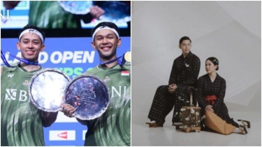 Pulang Bawa Gelar Juara All England 2024, Rian Langsung Pamer Foto Prewedding bersama Ribka