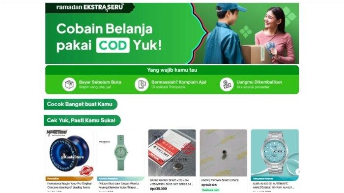 Tokopedia Manjakan Pengguna dengan Fitur COD, Pelanggan Bisa Bayar di Tempat secara Aman dan Nyaman