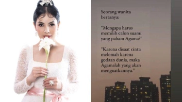 Ditengah Unggah Foto Baju Pengantin, Nindy Ayunda Mendadak Singgung soal Memilih Pasangan yang Baik