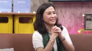 Gaya Simpel Veronica Tan Ngobrol Bareng Kaesang Cs, Makin Cantik usai Cerai dari Ahok