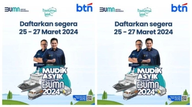 Mudik Gratis 2024 dari BTN Dibuka 25-27 Maret 2024, Kuota Terbatas
