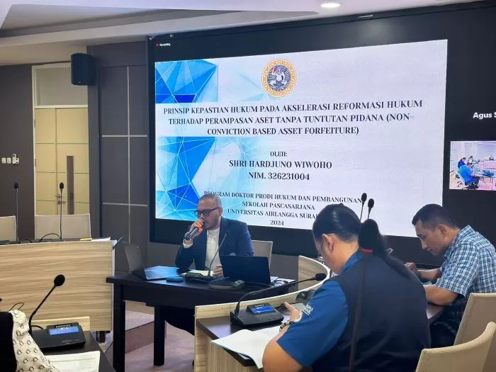 Mahasiswa Pascasarjana Unair Surabaya Wacanakan Perampasan Aset Koruptor tanpa Melalui Tuntutan Pidana