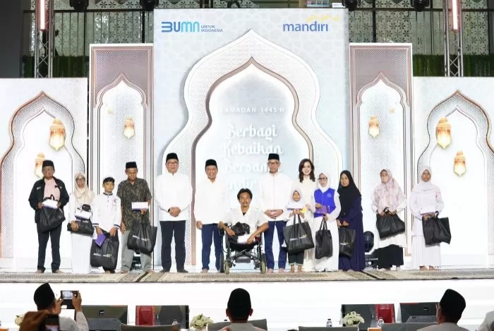Tebar Berkah Ramadhan 1445 H, Mandiri Group Santuni 57.000 Anak Yatim dan Duafa