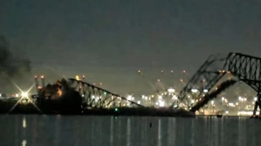 Fakta-fakta Jembatan Francis Scott Key Baltimore, Ambruk ke Sungai Ditabrak Kapal