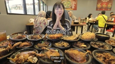 Youtuber Korea Bikin Heboh, Mukbang 28 Sambal Bakar Sendirian