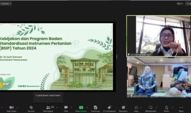 MSPP, Paparkan Kebijakan dan Program Badan Standarisasi Instrumen Pertanian 2024