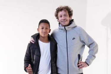 Qarrar Firhand Ali Dapat Dorongan Semangat setelah Bertemu Valentino Rossi di Italia