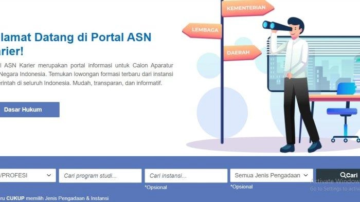 Cara Cek Formasi CPNS dan PPPK 2024 di Laman SSCASN
