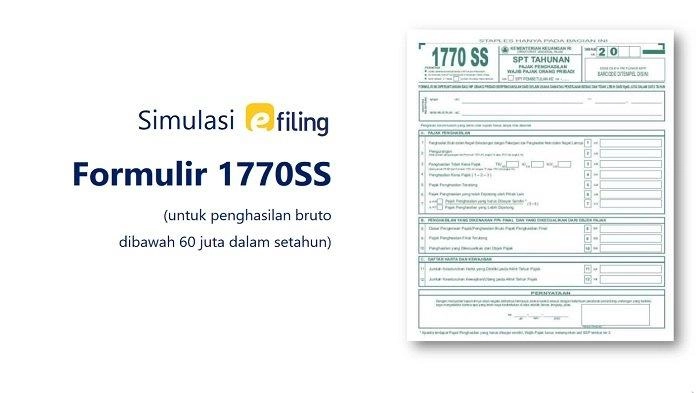 Terakhir Besok, Simak Cara Lapor SPT Formulir 1770SS