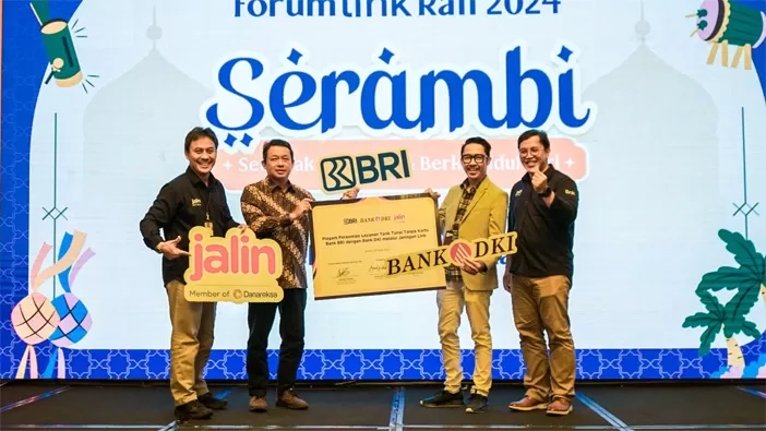 Nasabah Bank DKI Kini Bisa Tarik Tunai Tanpa Kartu di ATM BRI