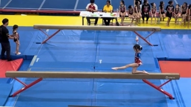 Bangga Banget! Pesenam Cilik Ygritte Gara Raih Tiga Medali Emas di Bangkok Gymnastics Invitational 2024