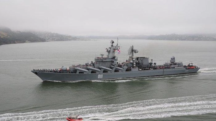 Kapal Perang Rusia Memasuki Laut Merah, Akankah Terlibat Konflik Hamas-Israel?