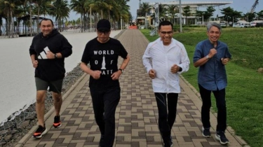 Nikmati Libur Panjang, Saleh Husin dan Budi Karya Sumadi Ngabuburit Jalan 7 Km di PIK2