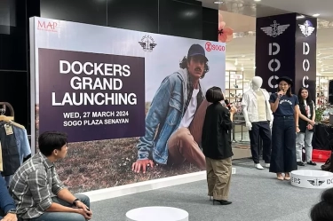 Jadi Pionir Stain Defender Clothing, Brand Fashion Dockers Hadir di SOGO Departement Store