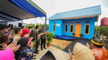 Bangun Rumah Layak Huni di Guntung dan Loktuan, Pupuk Kaltim Salurkan Rp 630 Juta