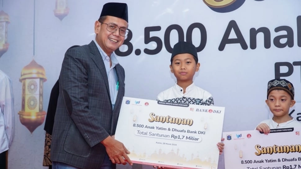 Bank DKI Gelar Santunan untuk 8.500 Yatim dan Dhuafa