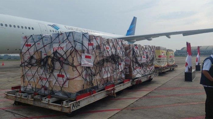 Presiden Jokowi Lepas Bantuan Kemanusiaan Total Rp 30 Miliar untuk Rakyat Sudan dan Palestina