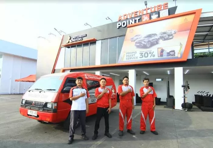 Tujuh Posko Mudik Mitsubishi Kawal Konsumen Aman Sampai Kampung Halaman
