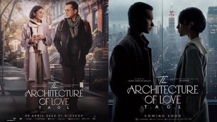 Film The Architecture of Love Rilis Poster Kedua, Pasangkan Nicholas Saputra dengan Putri Marino