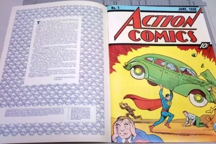Komik Pertama yang Perkenalkan Superman Terjual Senilai Rp 95 Miliar