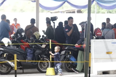 Mendekati Lebaran, Pemudik Motor via Ciwandan Masih Terpantau Landai