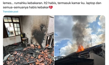 Viral Rumah Terbakar Habis Akibat Anak-Anak Bermain Petasan, Warganet: Wajib Dituntut Ganti Rugi!