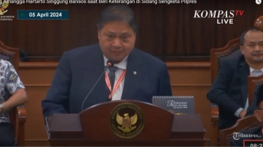 Hadiri Sidang di MK, Airlangga Pastikan Tidak Ada Arahan Khusus dari Jokowi