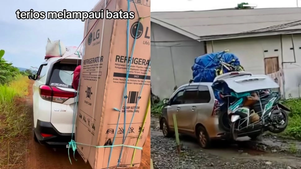 Serba Serbi Bawaan di Luar Nurul Pemudik Saat Pulang Kampung, Dari Kulkas Hingga Cengtri Sama Kambing!
