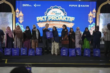 Pupuk Kaltim Tebar Donasi Rp 3 Miliar di Bontang selama Safari Ramadhan