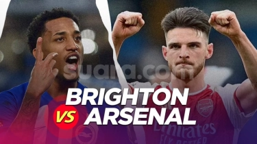 Link Live Streaming Brighton vs Arsenal di Liga Inggris, 6 April 2024