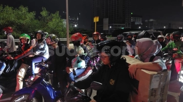 Potret Kalimalang H-3 Lebaran 2024: Banyak Pemudik Abai Keselamatan Anak