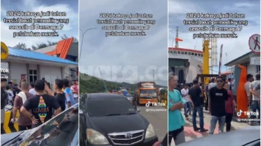 Viral Wanita Ini Curhat 2024 'Tahun Tersial' untuk Pemudik di Dermaga 7 Pelabuhan Merak