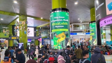 46 Ribu Pemudik Tinggalkan Jakarta Menggunakan Kereta Api Hari Ini