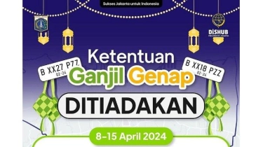 Ganjil Genap di Jakarta Ditiadakan saat Libur Lebaran hingga 15 April 2024
