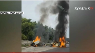 Kecelakaan Maut di KM 58 Jalan Tol Japek, 12 Meninggal Dunia 2 Luka-Luka