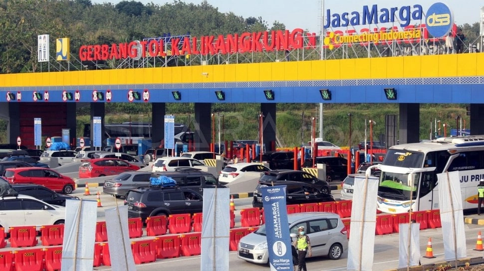Contraflow Mudik Lebaran Tol Trans Jawa Rampung, Kenaikan Kendaraan di Jateng 332 Persen