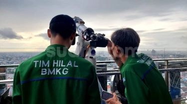 Posisi Hilal Dari Kota Makassar Sudah Memenuhi Kriteria MABIMS, Besok Lebaran Idulfitri