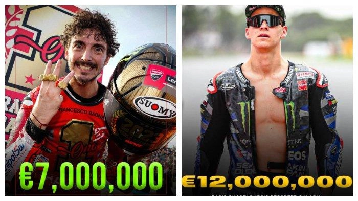 Perbandingan Gaji Pembalap 3 Tim Pabrikan MotoGP 2024 - Wajar Quartararo Tolak Aprilia