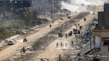 Rekaman dari Drone Menunjukkan Gaza Telah Berubah Menjadi Gurun Sejak Dimulainya Serangan Israel