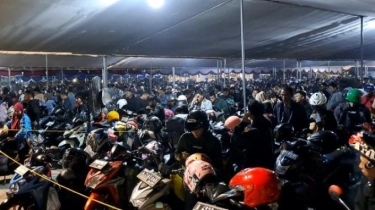 Sempat Sepi, Pemudik Motor Pelabuhan Ciwandan Kembali Ramai pada Dini Hari H-1 Idul Fitri