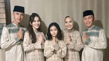 Momen Ayu Ting Ting Lebaran Bareng Muhammad Fardana, Netizen Salfok Wajah Tunangan: Mirip Ayah