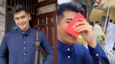 Lebaran di Langsa Aceh, Teuku Ryan Diperlakukan seperti Bujangan, Tawanya Lepas