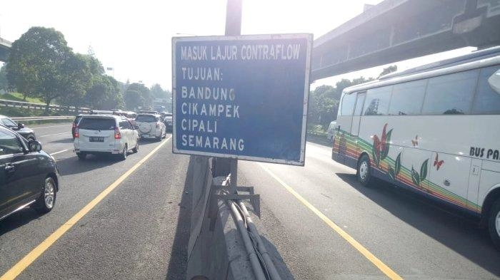 VIDEO Rekayasa Lalu Lintas Contraflow Tetap Diterapkan Saat Arus Balik
