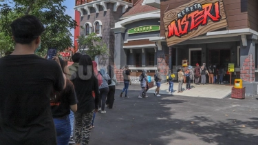 Viral Antrean Wahana Dufan Mengular saat Libur Lebaran, Pengunjung Hari Ini Tembus 8.200