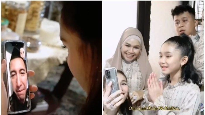 LDR, Momen Ayu Ting Ting dan Muhammad Fardhana Maaf-maafan di Video Call, Ini Cara Billqis Menyapa