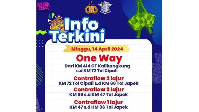 Kapan One Way Jalan Tol Kalikangkung, Cipali dan Japek Berakhir?