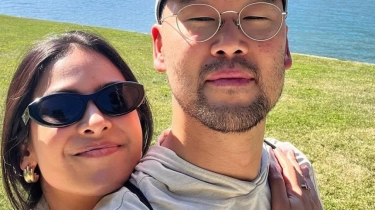 Maudy Ayunda Bingung Suaminya Makin Terlihat Seperti Oppa Korea Meski Telah 2 Tahun Tinggal di Indonesia