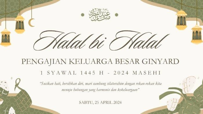 30 Contoh Banner Halal Bihalal 2024, Bisa Diedit dan Diunduh Secara Langsung