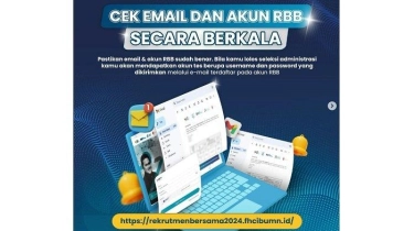 Pengumuman Rekrutmen Bersama BUMN 2024, Cek Email dan Akun RBB secara Berkala